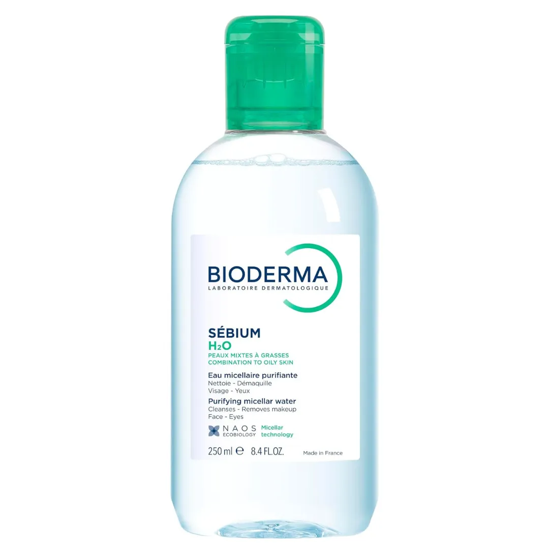 میسلار واتر پوست چرب و مختلط بایودرما 250 میل SEBIUM H2O