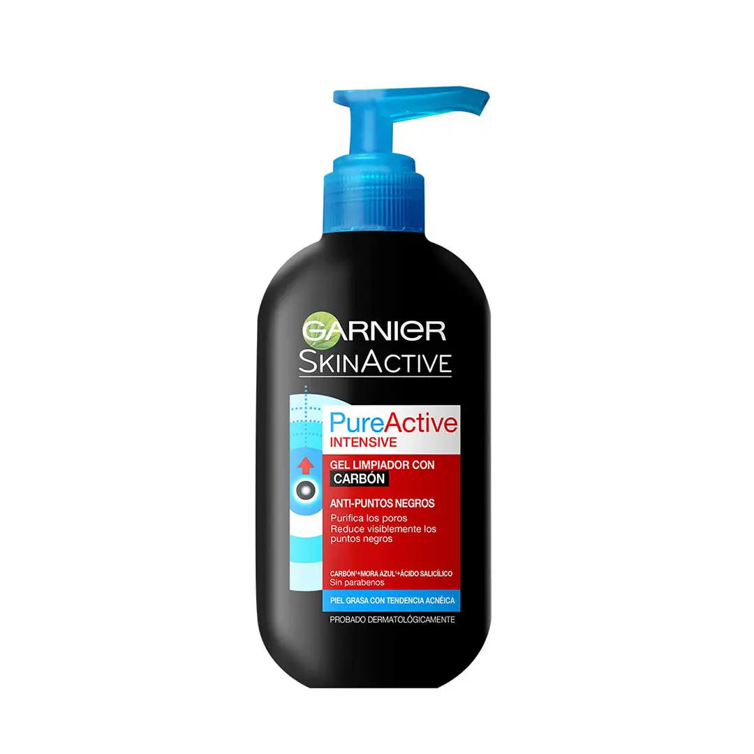 ژل شستشو صورت گارنیر حاوی زغال فعال (Garnier)