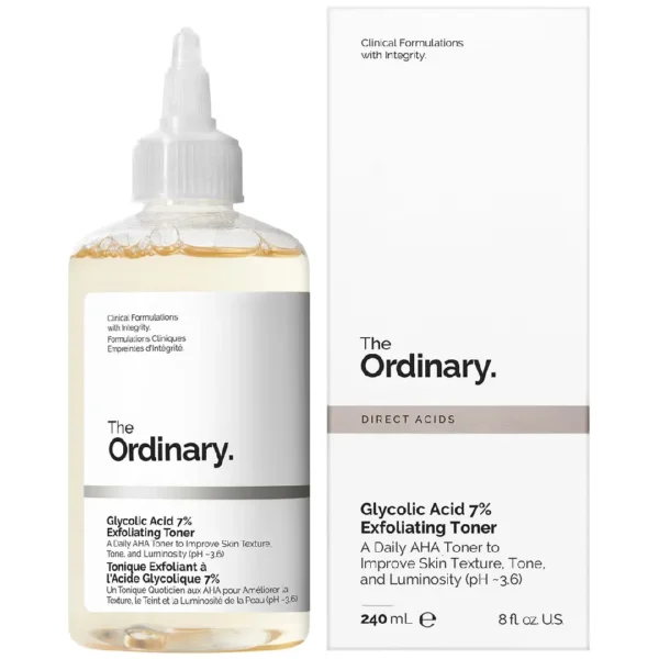 تونر لایه بردار و روشن کننده Glycolic Acid