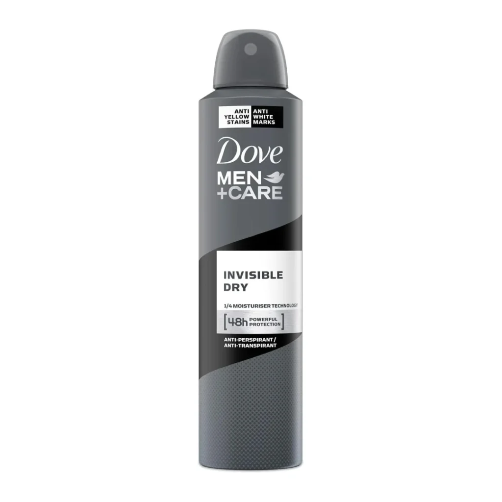 اسپری ضد تعریق مردانه Invisible Dry داو 250 میل