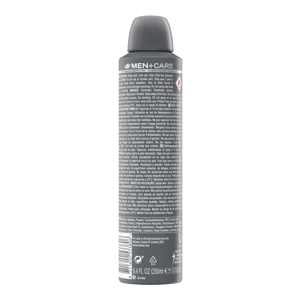 اسپری ضد تعریق مردانه Invisible Dry داو 250 میل