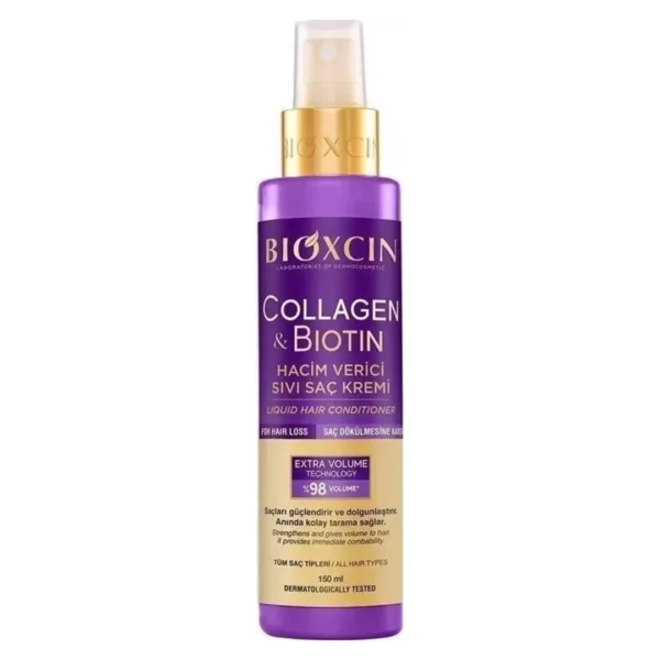 اسپری دوفاز كلاژن و بيوتين بيوكسين BIOXIN COLLAGEN & BIOTIN حجم 150 ميل