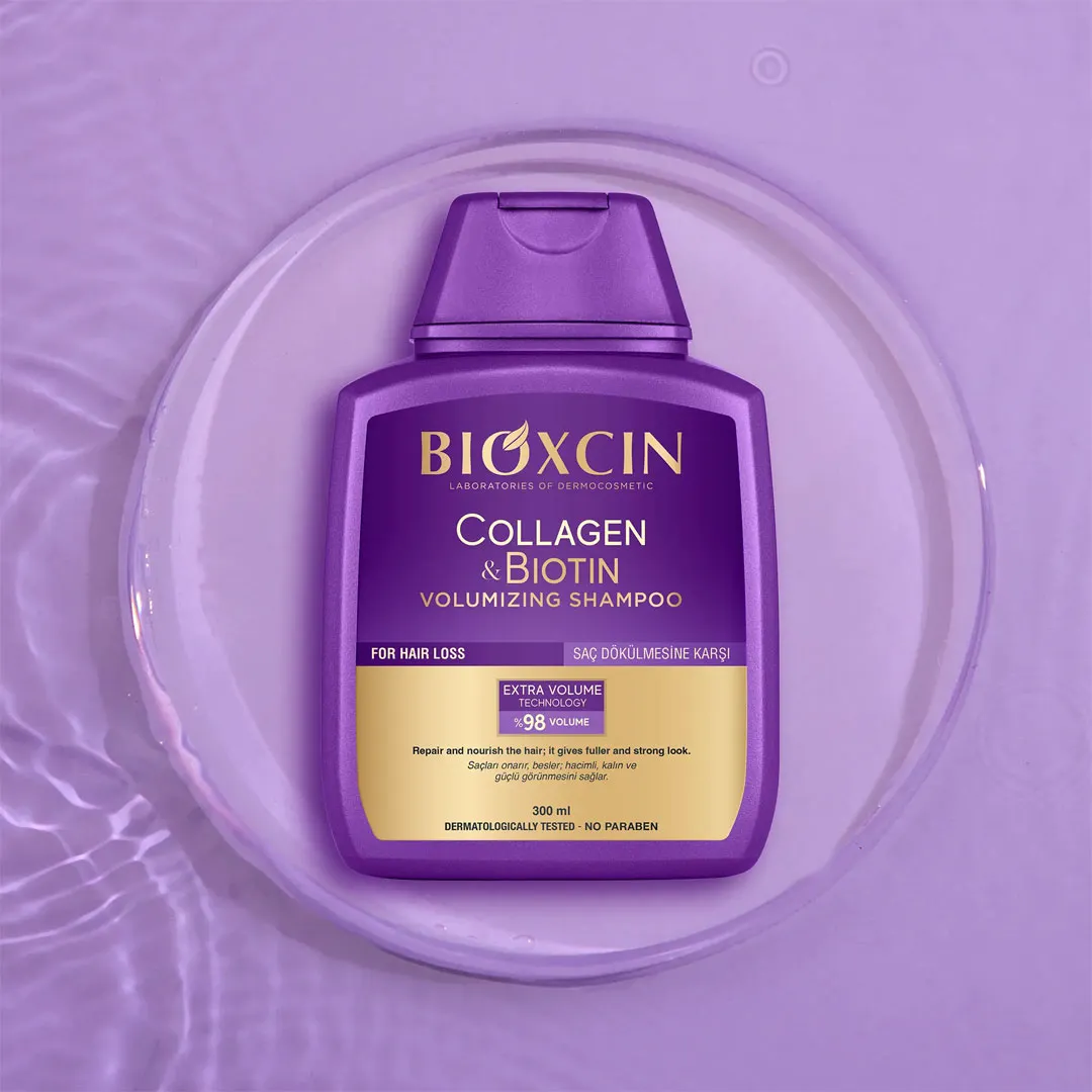 شامپو کلاژن و بیوتين بیوكسین BIOXIN COLLAGEN & BIOTIN حجم 300 میل