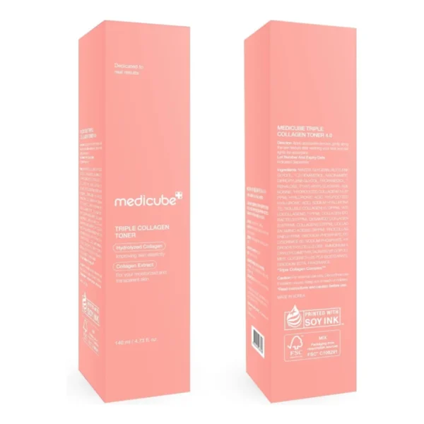 تونر تريپل كلاژن مدی كيوب Medicube TRIPLE COLLAGEN Toner حجم 140 ميل