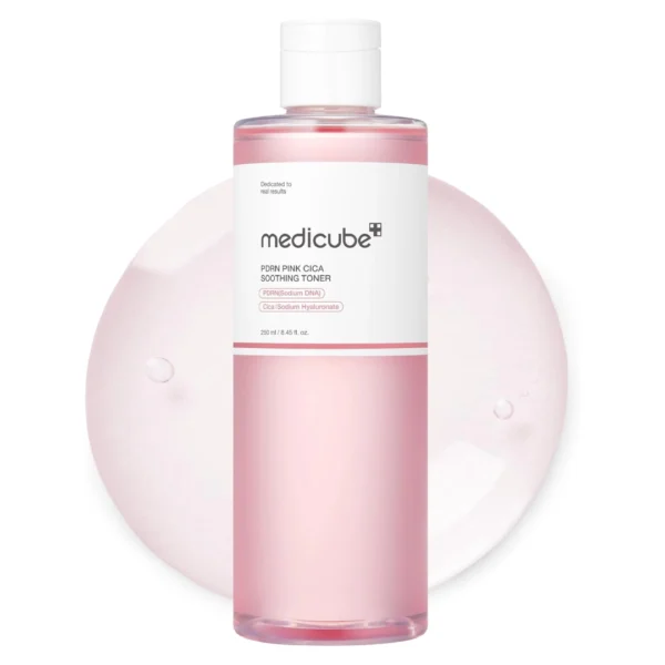 تونر صورتی Pdrn سیکا مدی كيوب Medicube Pink Cica حجم 250 ميل