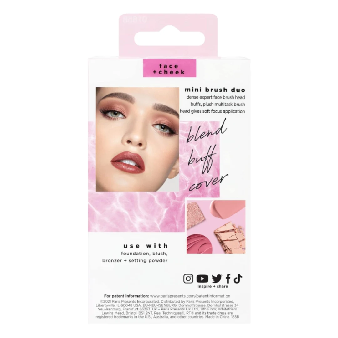 براش دو تيكه كرم پودر مينی ريل تكنيک Real Techniques Mini Brush