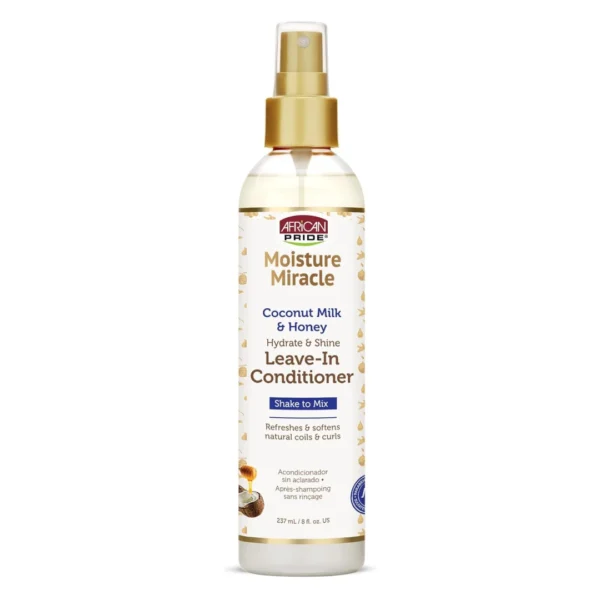 اسپری آبرسان مو نارگيل و عسل آفريكن African Pride Coconut Milk And Honey حجم 237 ميل