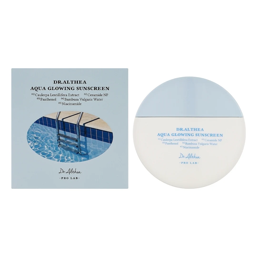 ضد آفتاب آکوا گلوینگ دکتر آلتیا Dr. Althea Aqua Glowing Sunscreen حجم 45 میل