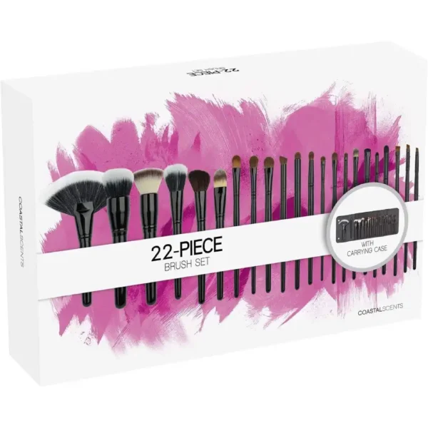 ست براش 22 عددی كاستل سنت Coastal Scents 22 Piece Makeup Brush Set