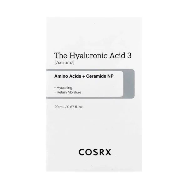 سرم آبرسان هیالورونیک اسید 3 درصد کوزارکس COSRX Hyaluronic Acid حجم 20 میل