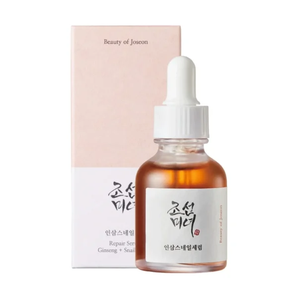 سرم ترمیم کننده جنسينگ و حلزون بيوتی آف جوسان Beauty of Joseon حجم 30 ميل