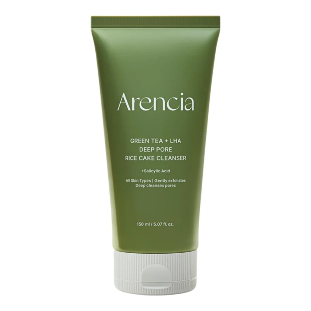 فوم شستشوی تیوپی LHA + چای سبز آرنسیا Arencia Green Tea Cleanser حجم 150 میل