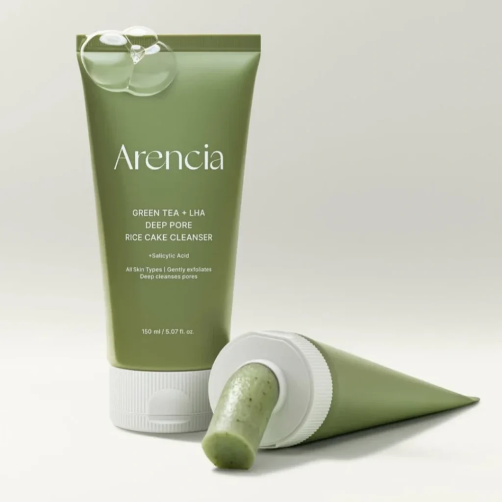 فوم شستشوی تیوپی LHA + چای سبز آرنسیا Arencia Green Tea Cleanser حجم 150 میل