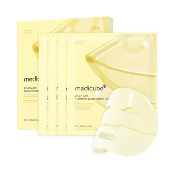 ماسک ورقه ای کوجیک اسید و زردچوبه مدی کیوب Medicube Kojic Acid Mask