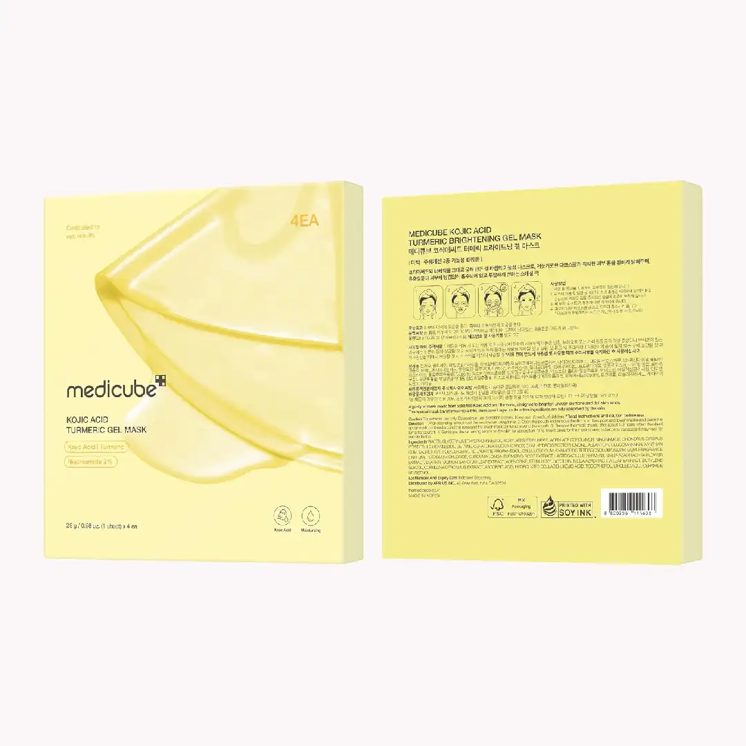 ماسک ورقه ای کوجیک اسید و زردچوبه مدی کیوب Medicube Kojic Acid Mask