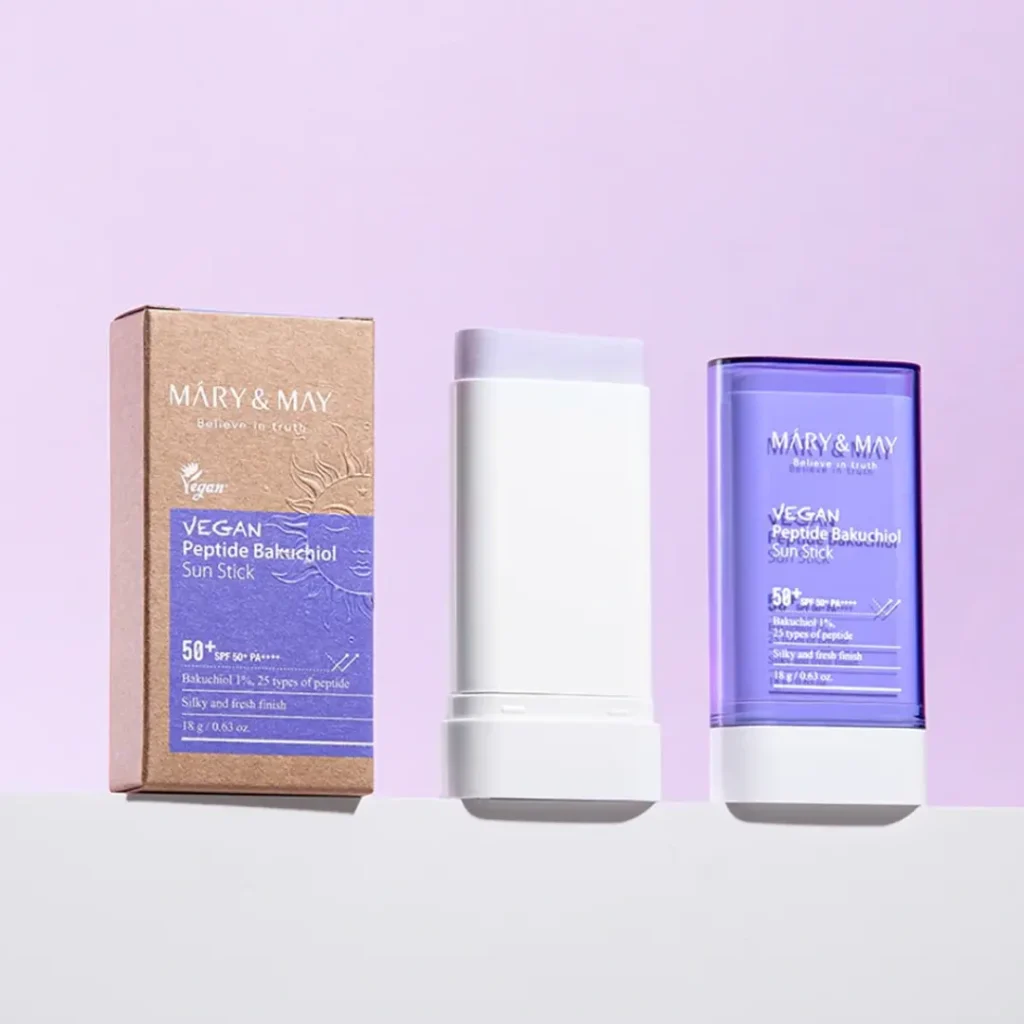 ضد آفتاب استیکی پپتاید باکچیول مری اند می Mary & May Peptide Sticky Sun Stick حجم 18 گرم