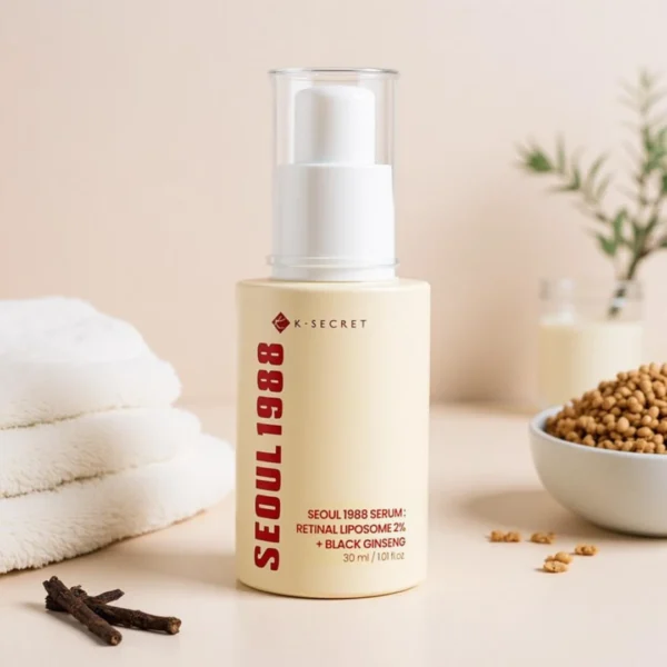 سرم رتينال ليپوزوم و جنسينگ سياه سئول 1988 SEOUL RETINAL LIPOSOME Serum حجم 30 میل