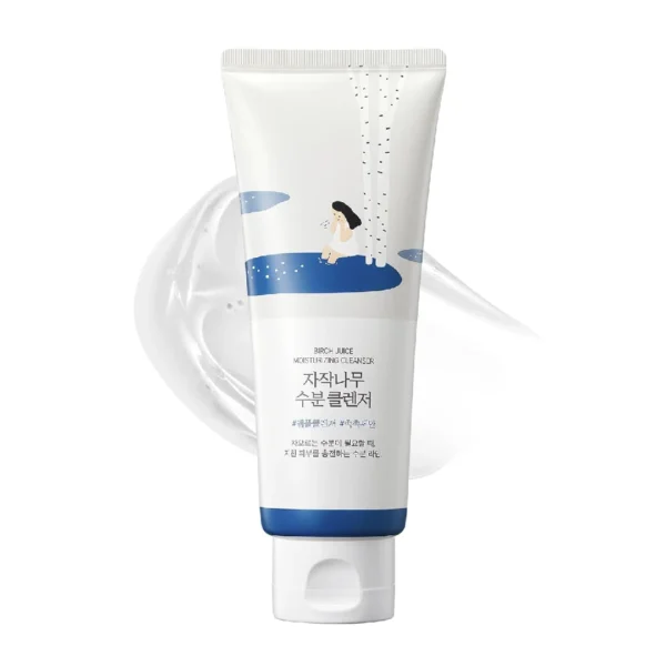 ژل شستشوی تیوپی Brich Juice راندلب Round Lab Birch Juice Cleanser حجم 150 میل