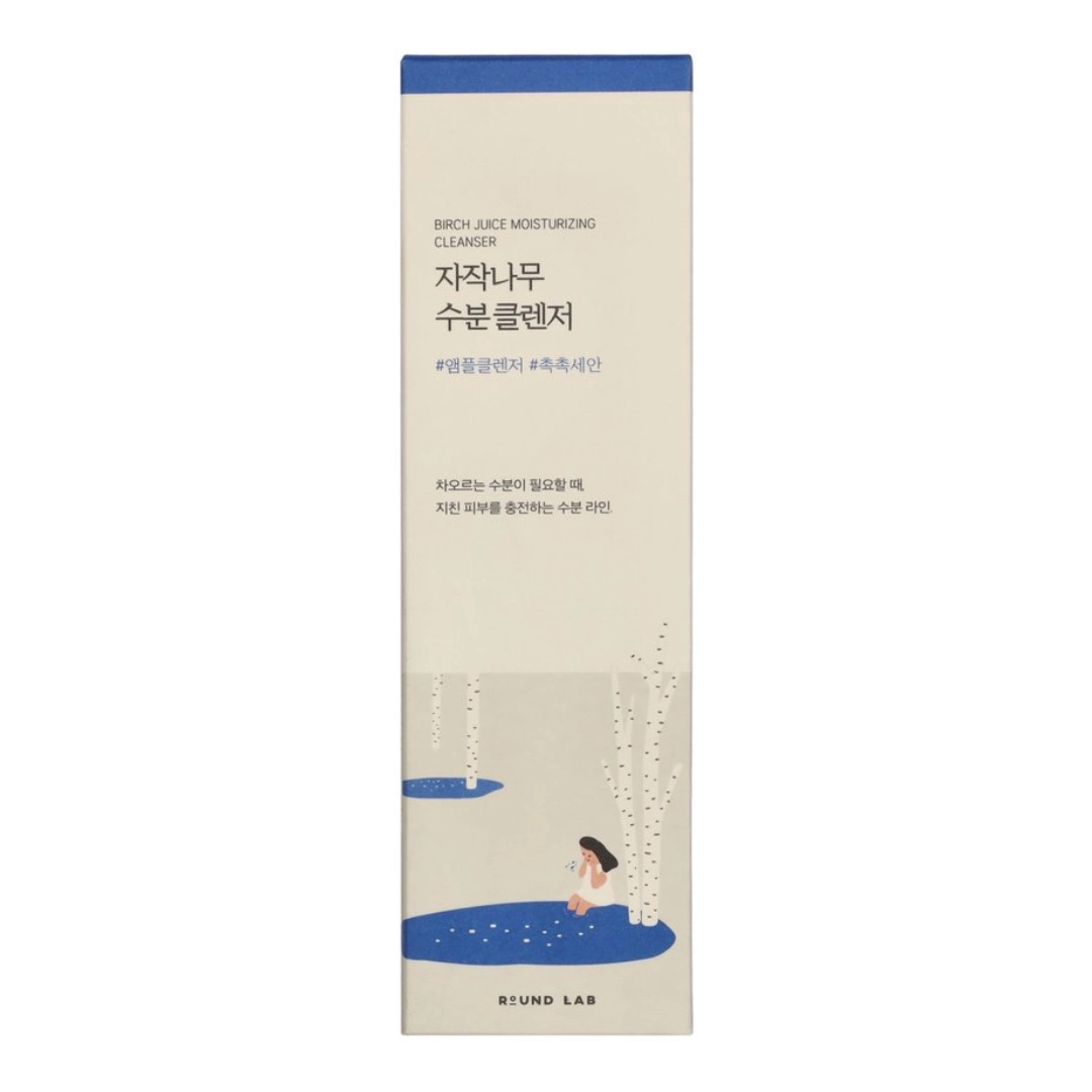 ژل شستشوی تیوپی Brich Juice راندلب Round Lab Birch Juice Cleanser حجم 150 میل