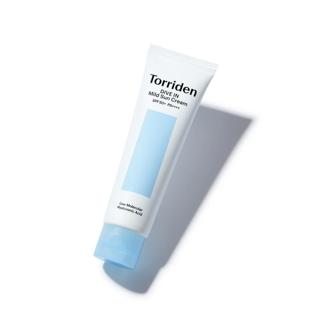 ضدآفتاب فیزیکی مرطوب کننده دایو این توریدن Torriden Dive In Mild Sun Cream حجم 60 میل