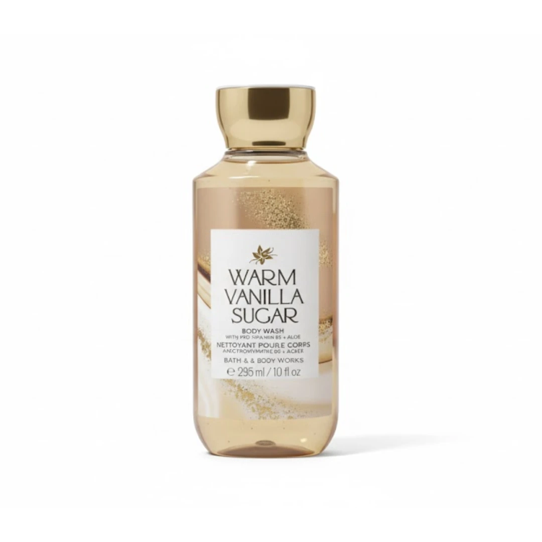 شامپو بدن Warm Vanilla Sugar بث اند بادی ورکس Bath & Body Works Body Wash حجم 295 میل