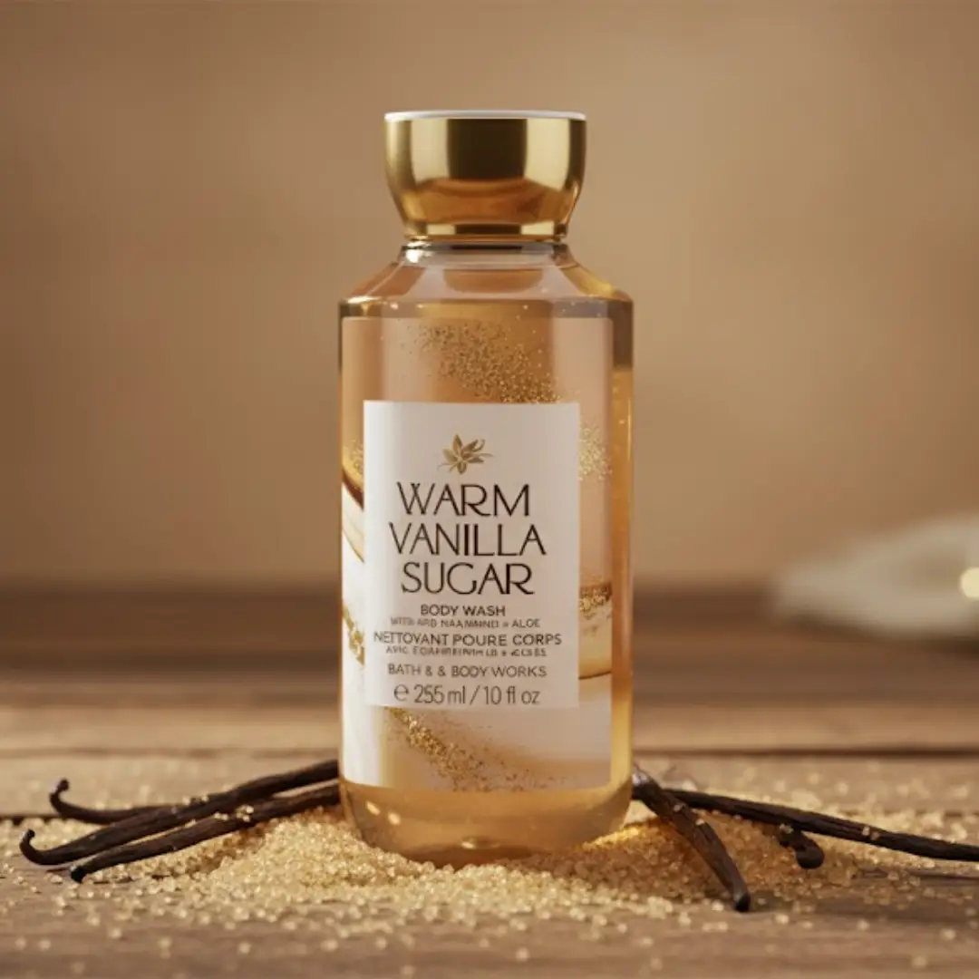 شامپو بدن Warm Vanilla Sugar بث اند بادی ورکس Bath & Body Works Body Wash حجم 295 میل