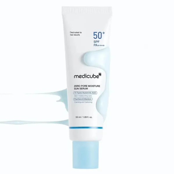 سرم ضد آفتاب مرطوب کننده و کنترل منافذ مدی کیوب Zero Pore SPF50+
