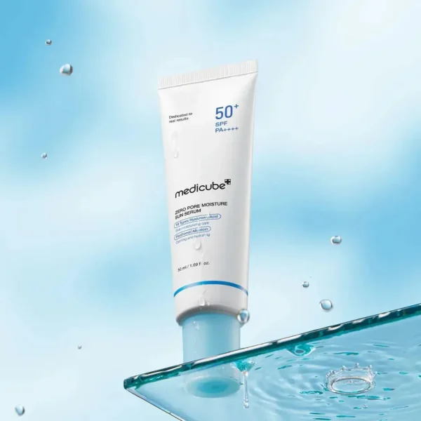 سرم ضد آفتاب مرطوب کننده و کنترل منافذ مدی کیوب Zero Pore SPF50+
