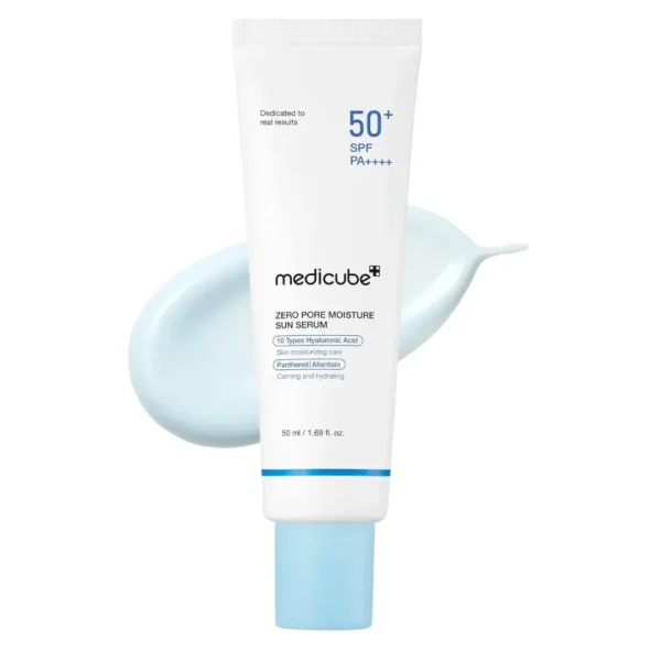 سرم ضد آفتاب مرطوب کننده و کنترل منافذ مدی کیوب Zero Pore SPF50+