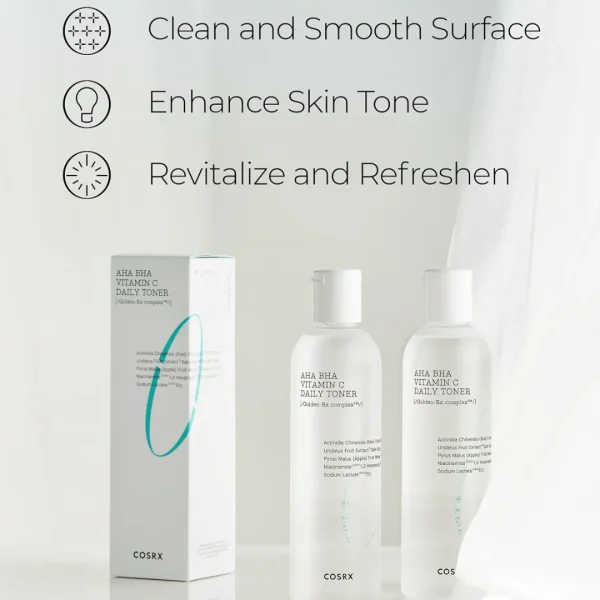 COSRX Refresh AHA BHA Vitamin C Daily Toner